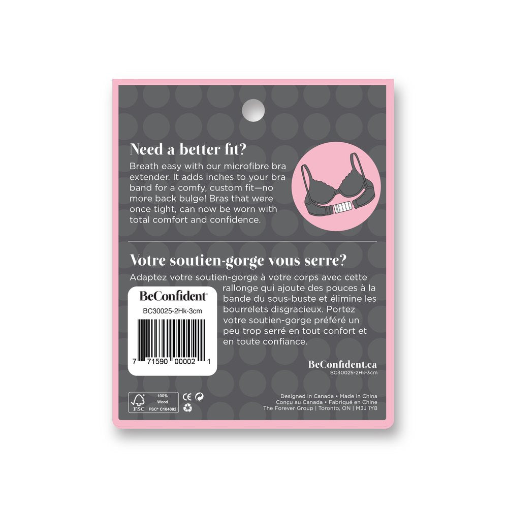 3 Hook Bra Extenders In Assorted Colors - BeConfident - BraTopia