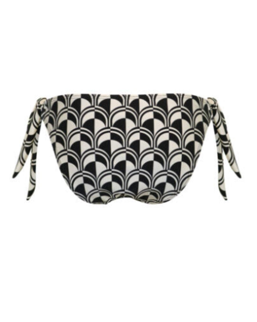 Casablanca Tie Side Brief In Mono - Pour Moi - BraTopia