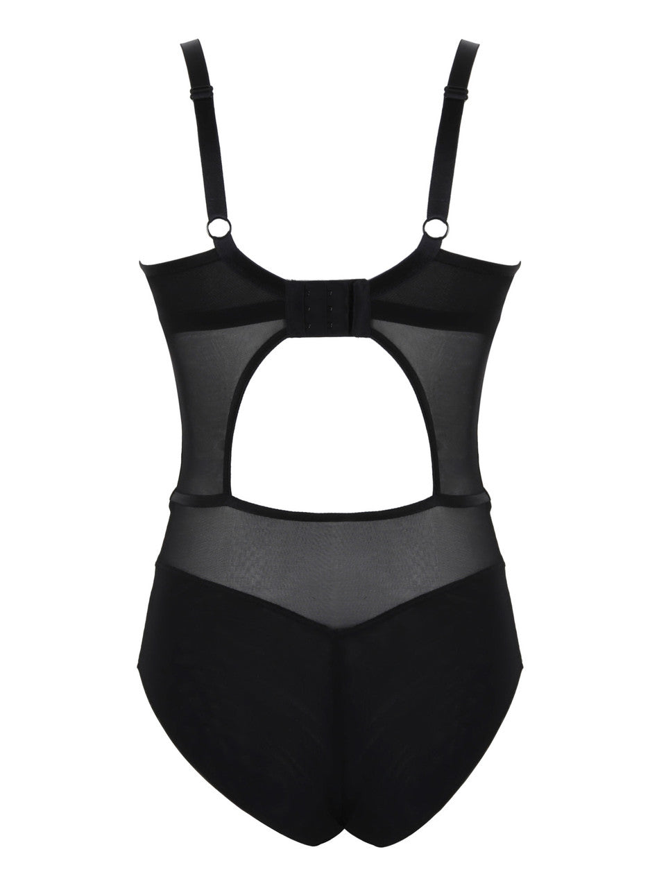 Tango Essence Plunge Bodysuit In Black - Panache - BraTopia