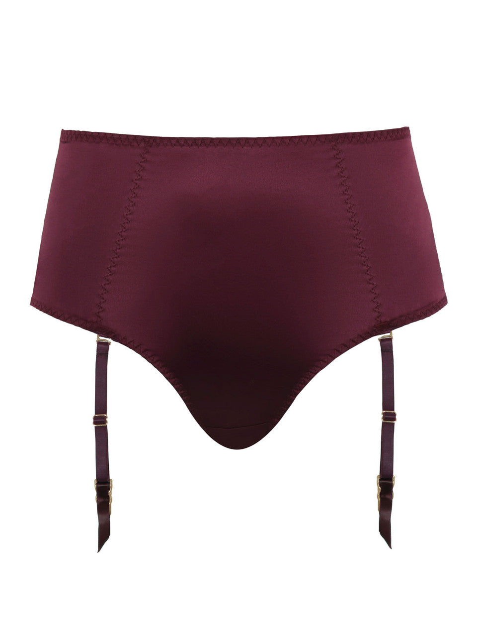 Grace Suspender Brief In Bordeaux Red - Panache - BraTopia