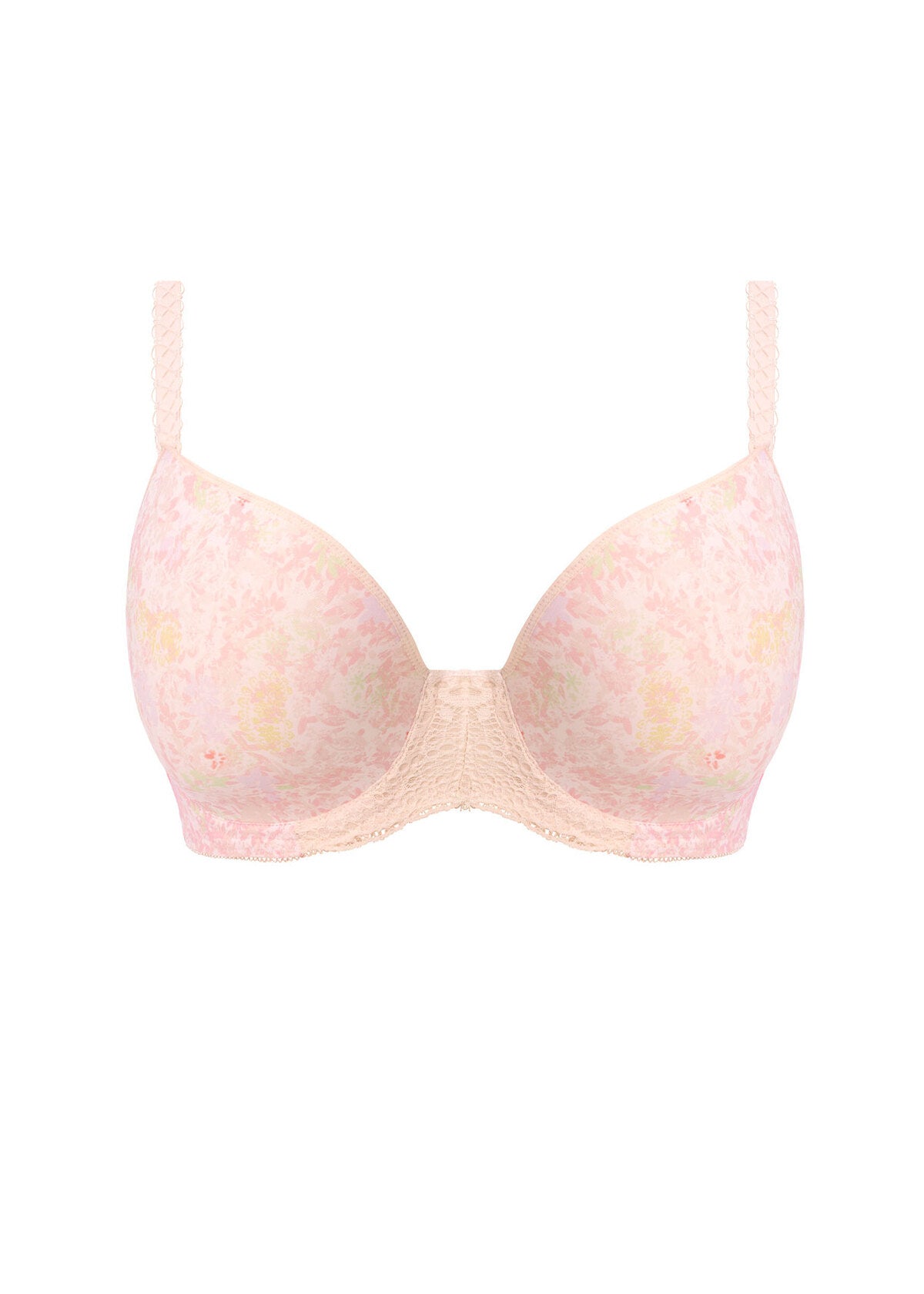 Daydreaming Plunge Molded T-Shirt Bra In Peach Blossom - Freya - BraTopia