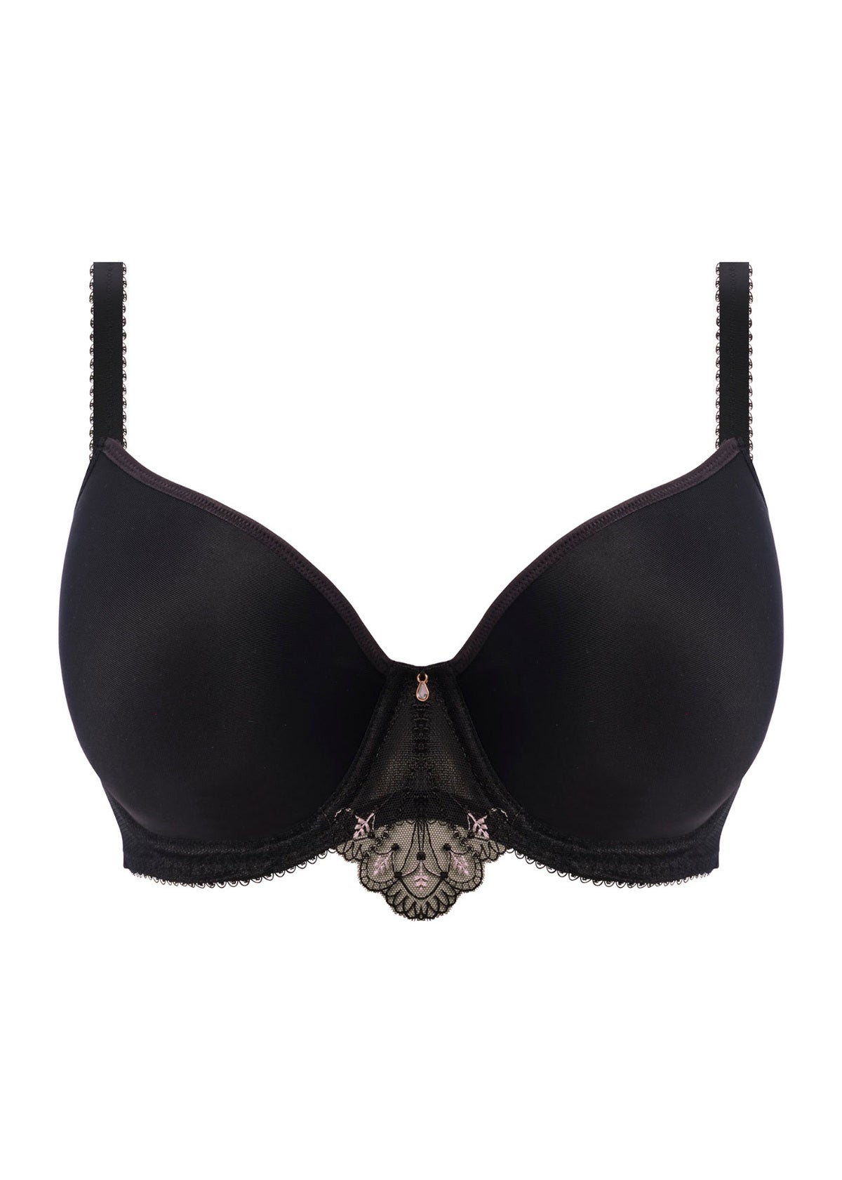 Loveland Moulded Plunge Bra In Boudoir Noir - Freya
