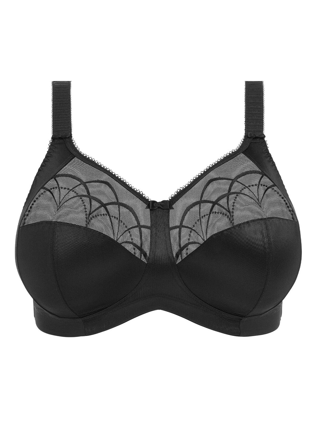 Cate Non-Wired Soft Cup Bra In Black - Elomi - BraTopia