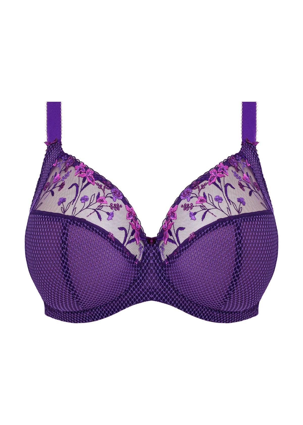 Charley UW Plunge Bra In Iris - Elomi - BraTopia
