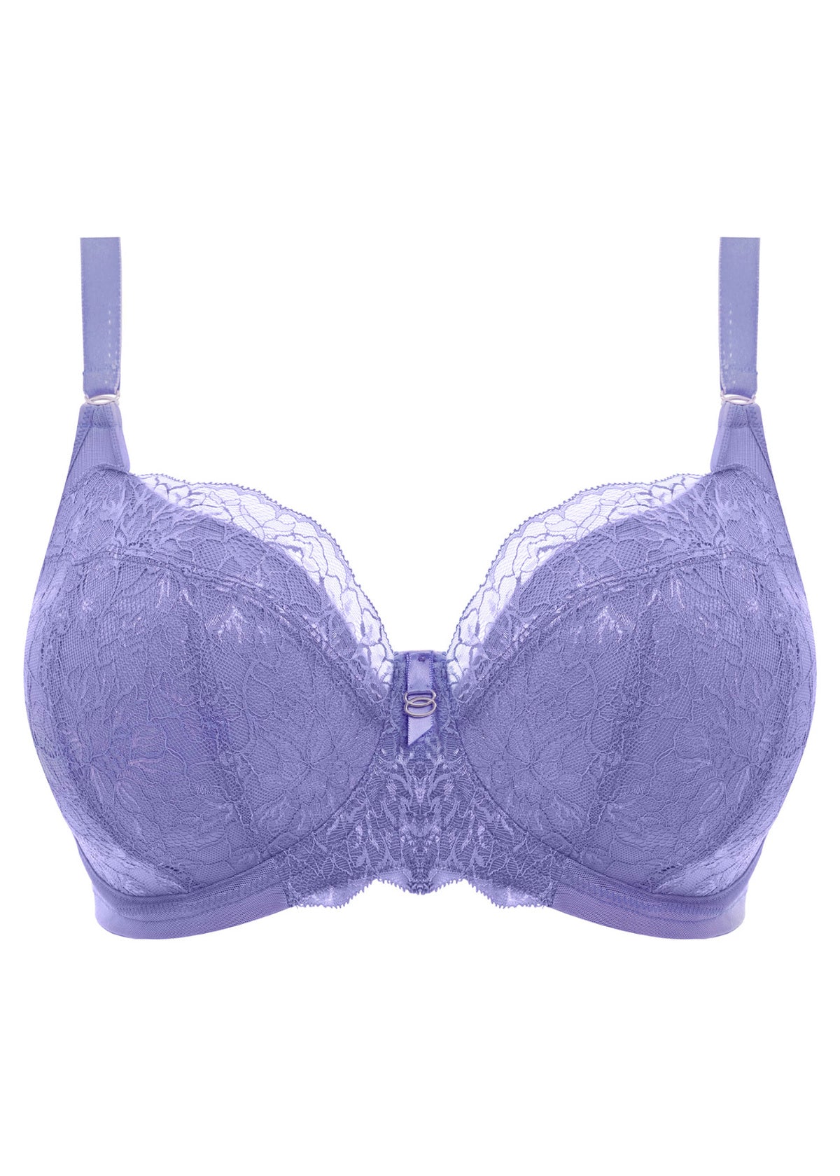 Brianna Underwired Padded Half Cup Bra In Jacaranda - Elomi