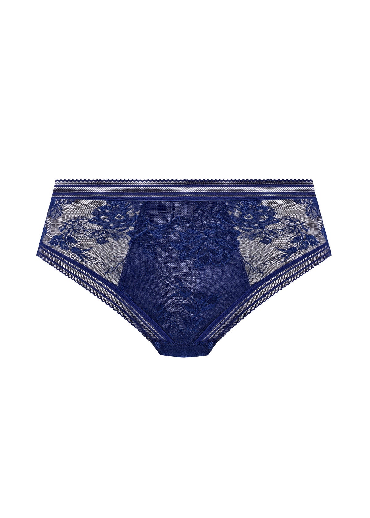 Fusion Lace Brief In French Navy - Fantasie - BraTopia