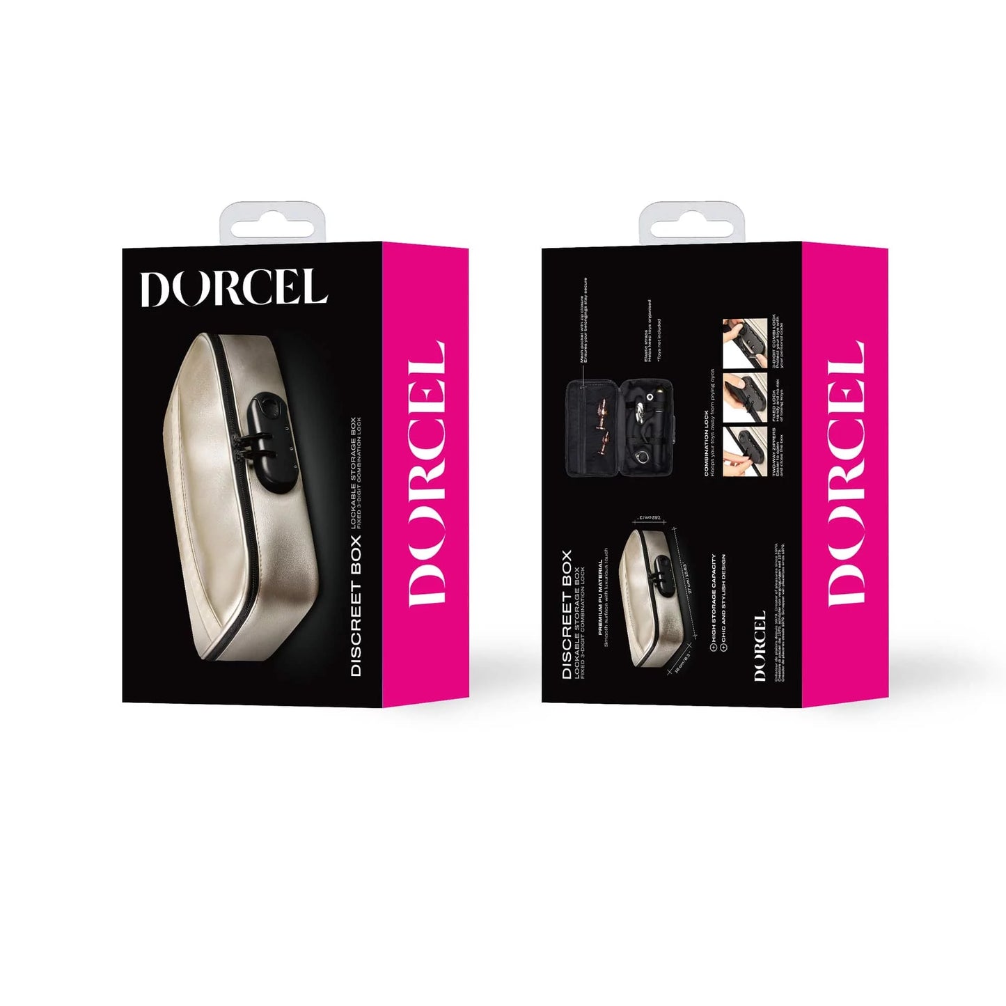 Discreet Box Luxury Gold - DORCEL - BraTopia