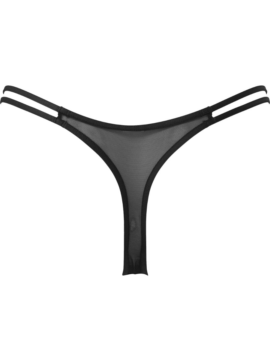 Suspense Thong In Black - Gossard - BraTopia