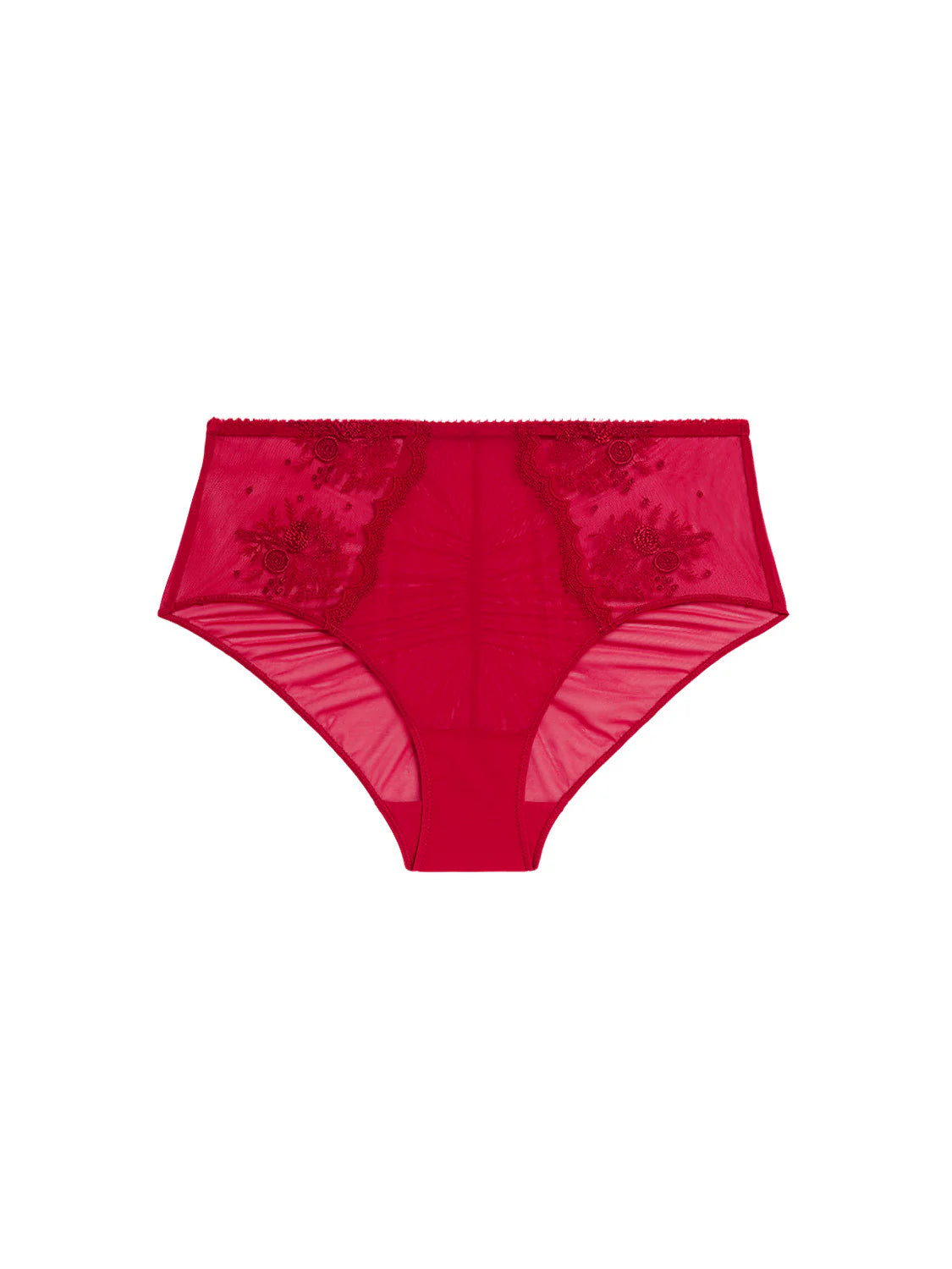 Intrigue Retro Brief In Opera Red - Simone Perele