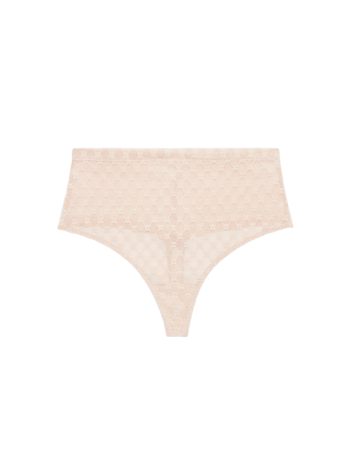 Plume High Waist Shaper Thong in Peau Rosee - Simone Perele