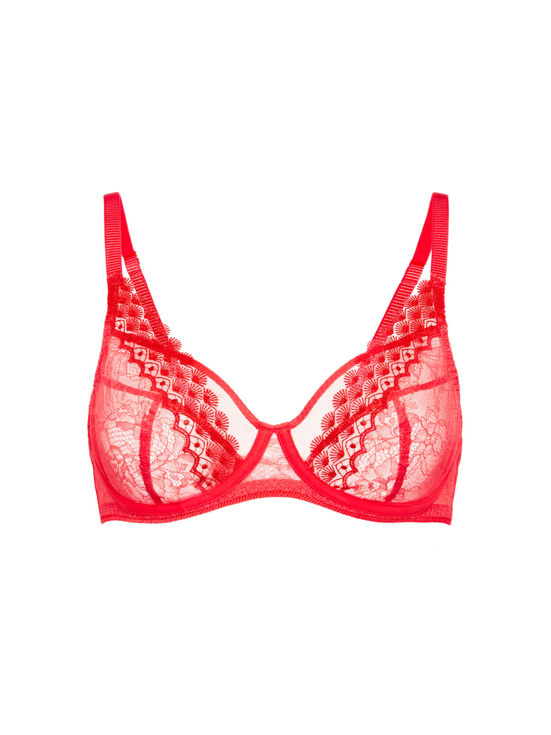 Radieuse UW Scarf Bra in Flamingo - Simone Perele
