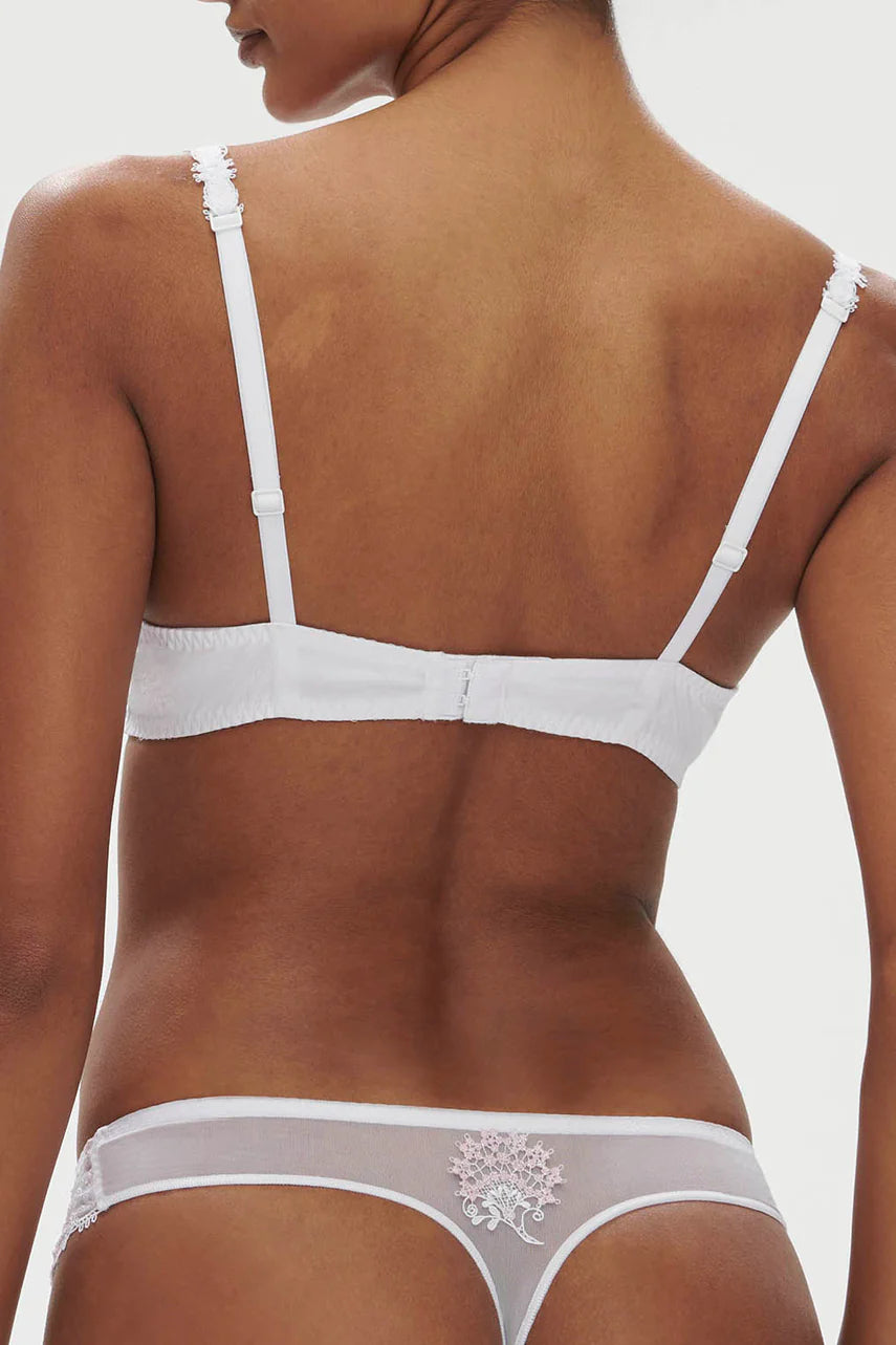 Wish Half Cup Bra In Cristal White - Simone Perele - BraTopia