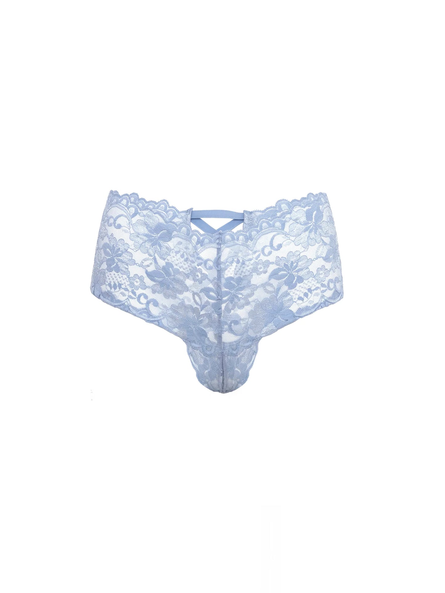 Good Night Kiss Crotchless Shorty In Brunnera Blue - Oh La La Cheri - BraTopia