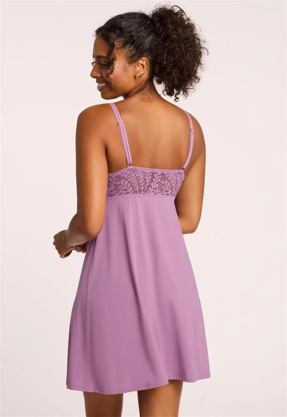 Berry Garden Bust Support Chemise In Berry Glaze - Montelle - BraTopia