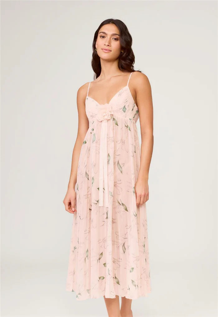 Breeze Gown Set in Blush Whitebell - Rya