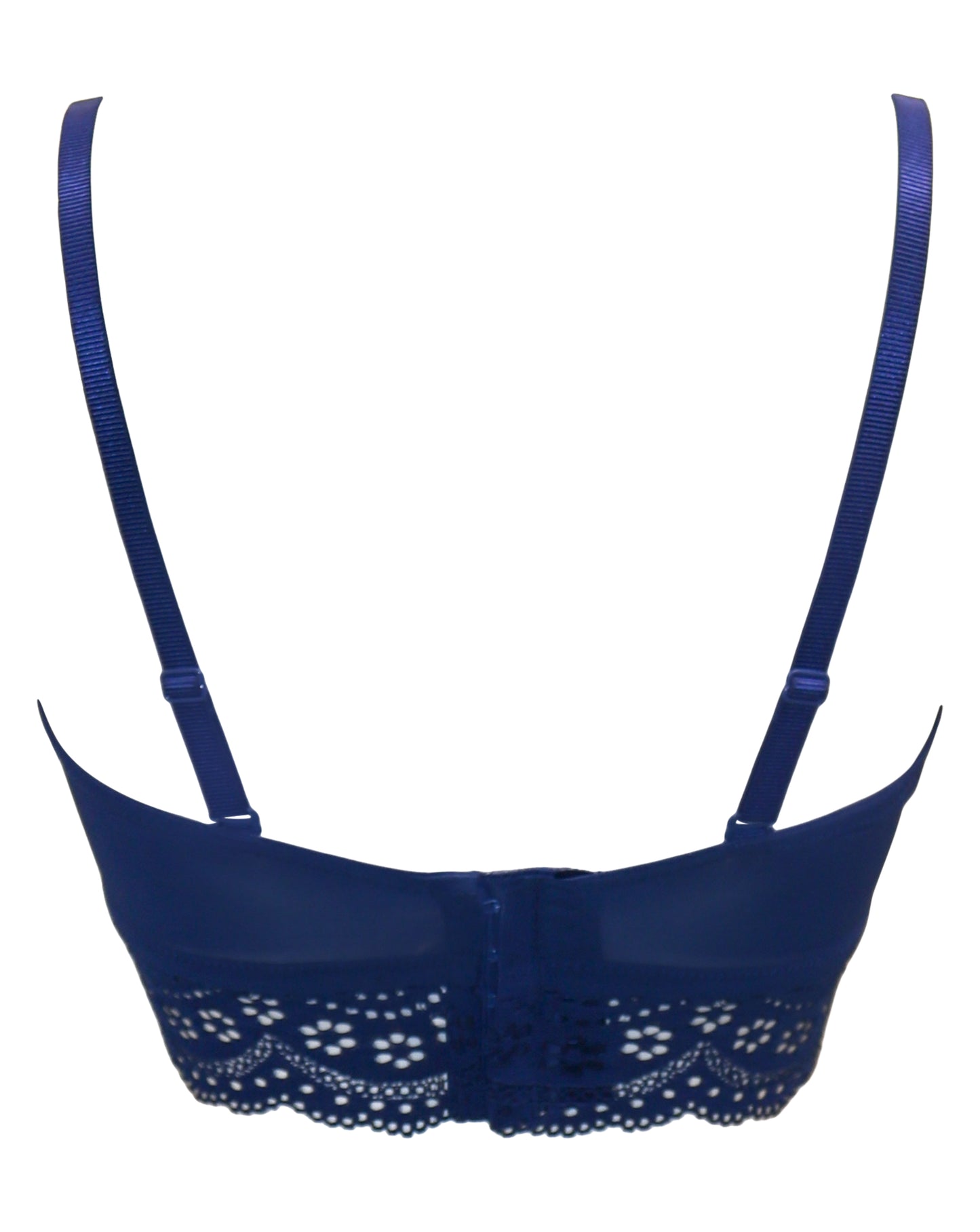 Swoon Strapless Longline Bra In Navy - Pour Moi - BraTopia