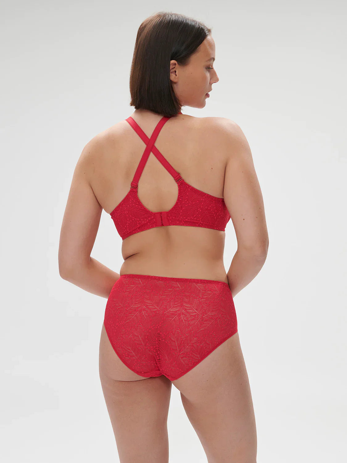 Comete Full Cup Support Bra In Rubis Rose - Simone Perele - BraTopia