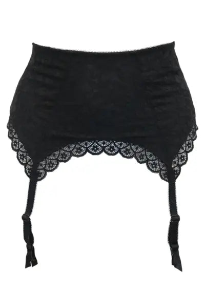 Rebel Deep Control Suspender In Black - Pour Moi - BraTopia