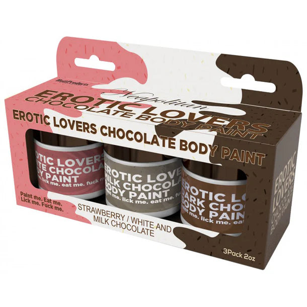 Chocolate Lovers Neapolitan Body Paints - Erotic Lovers