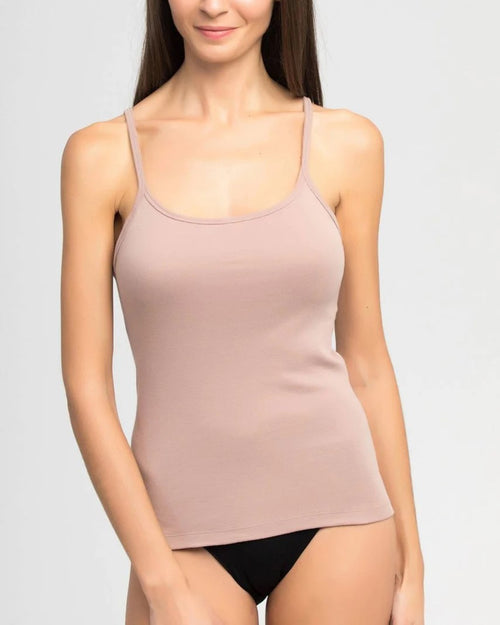 Silk Cares T-Shirt In Nude - Janira