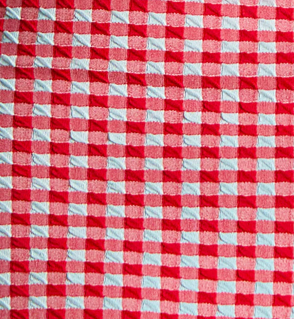 Gingham Olivia Full Cup Bikini Top In Red Gingham - Panache