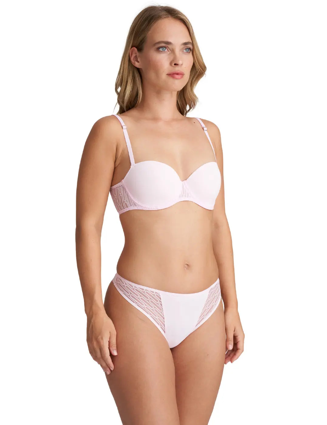 Tanzara Padded Balcony Bra In Fifties Pink - Marie Jo