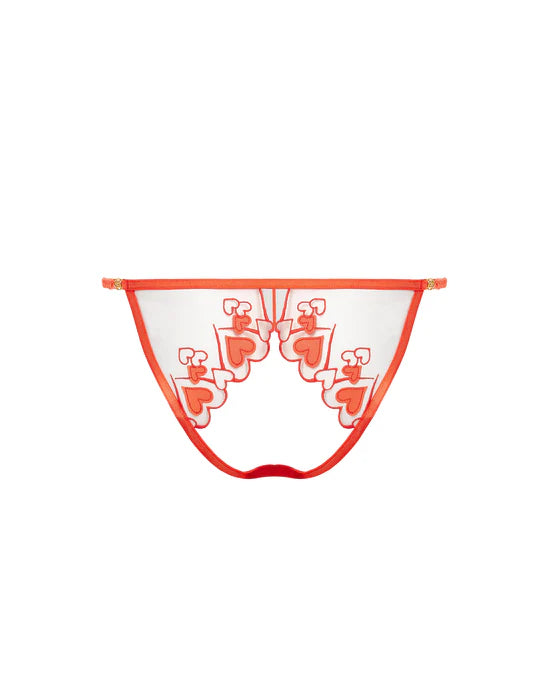 Harlow Open Brief In Hot Coral - Bluebella - BraTopia