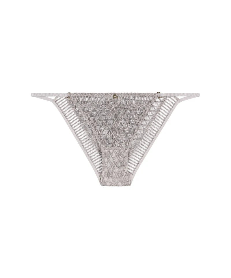 Stardust Dream Mini-Coeur Brief In Cosmos Silver - Aubade - BraTopia