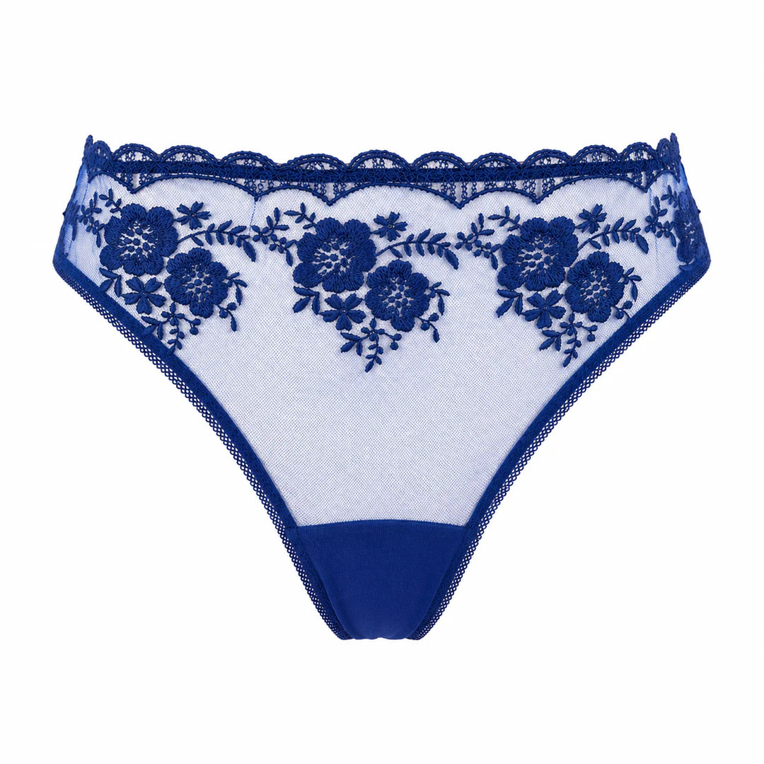 Parisienne Tanga in Blue Electrique - Huit