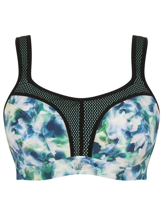 Wired Sports Bra In Digital Bloom - Panache - BraTopia