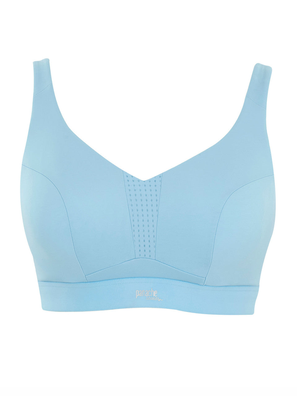 Endurance Non Padded Wired Sports Bra In Sky Blue - Panache - BraTopia