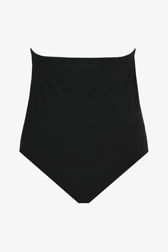 Solid Super Hi Waist Bikini Bottom In Black - Miracle Suit