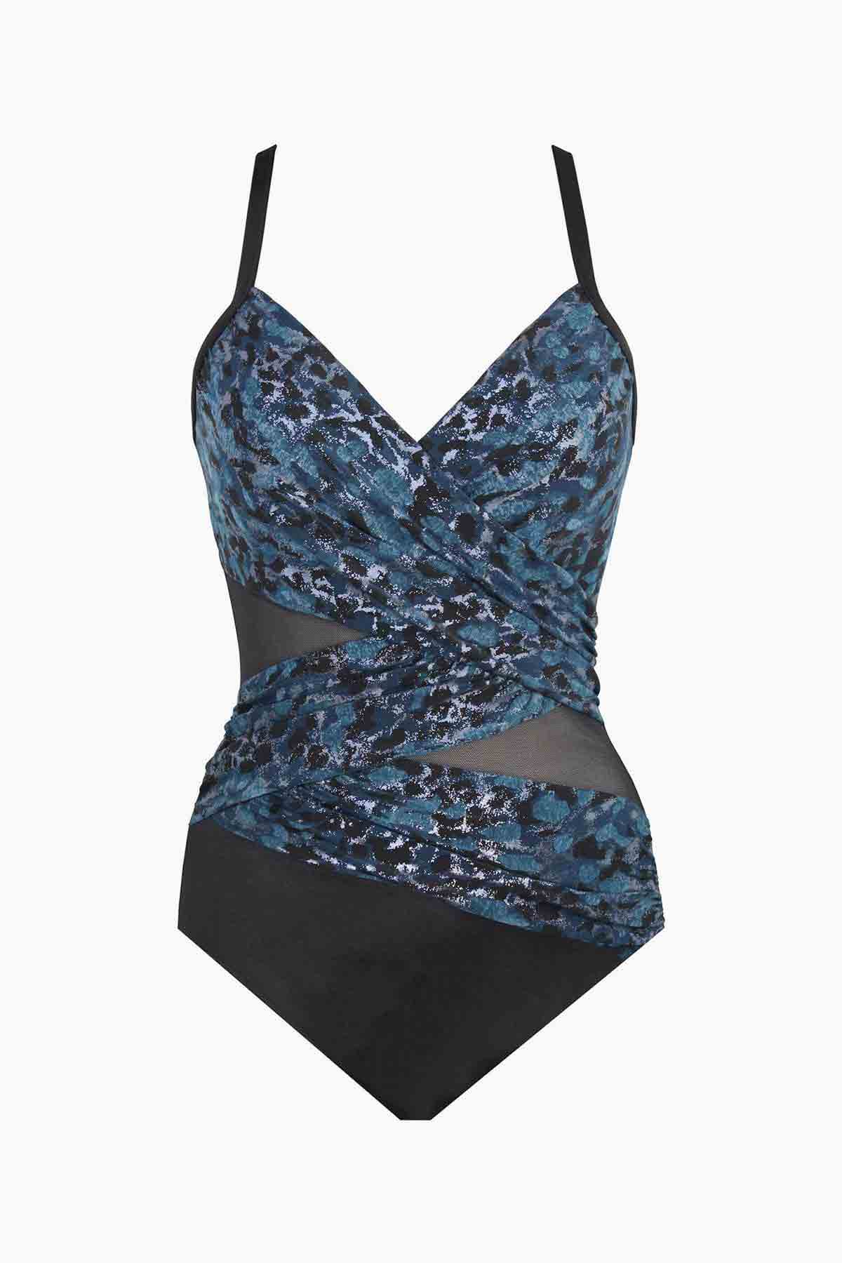Titania Mystique Swimsuit In Multi & Black - Miracle Suit - BraTopia