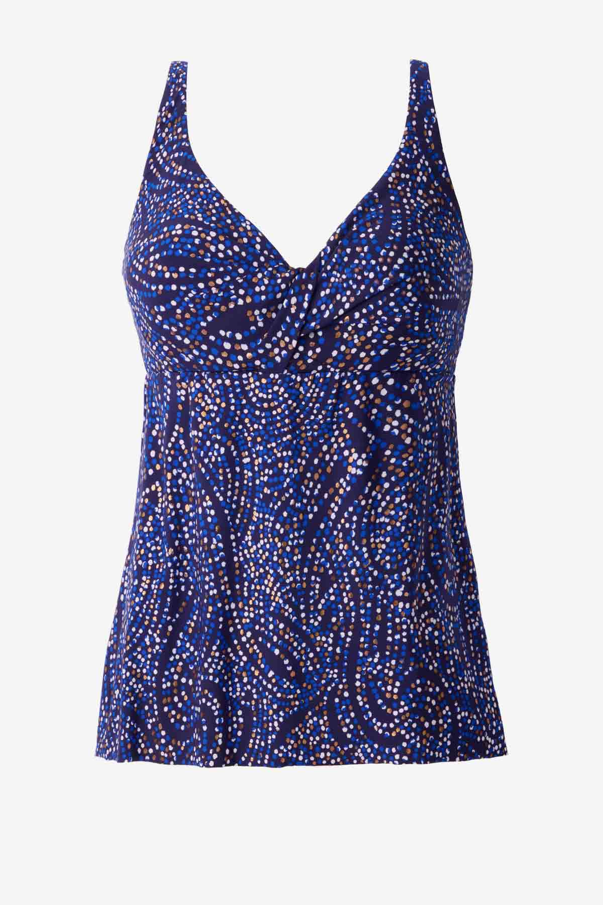 Sportlight Ayla In Plum Multi - Miracle Suit - BraTopia