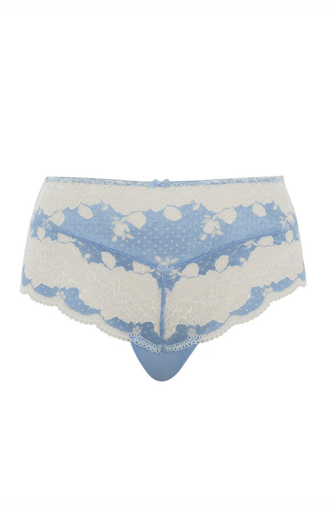 Clara Deep Brief In Dusky Blue - Panache - BraTopia