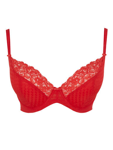 Envy Plunge Bra in Poppy Red - Panache