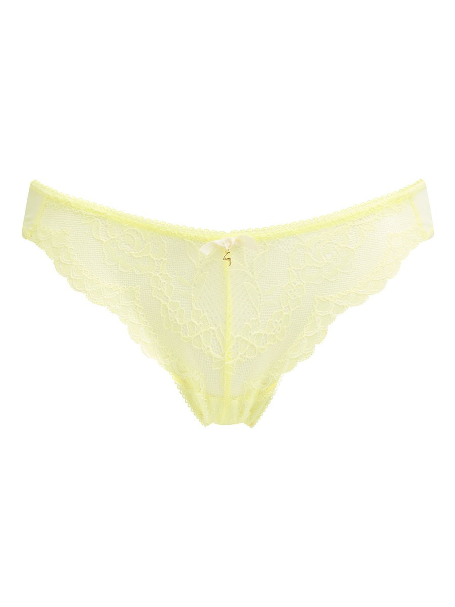 Superboost Lace Thong In Lemon - Gossard - BraTopia