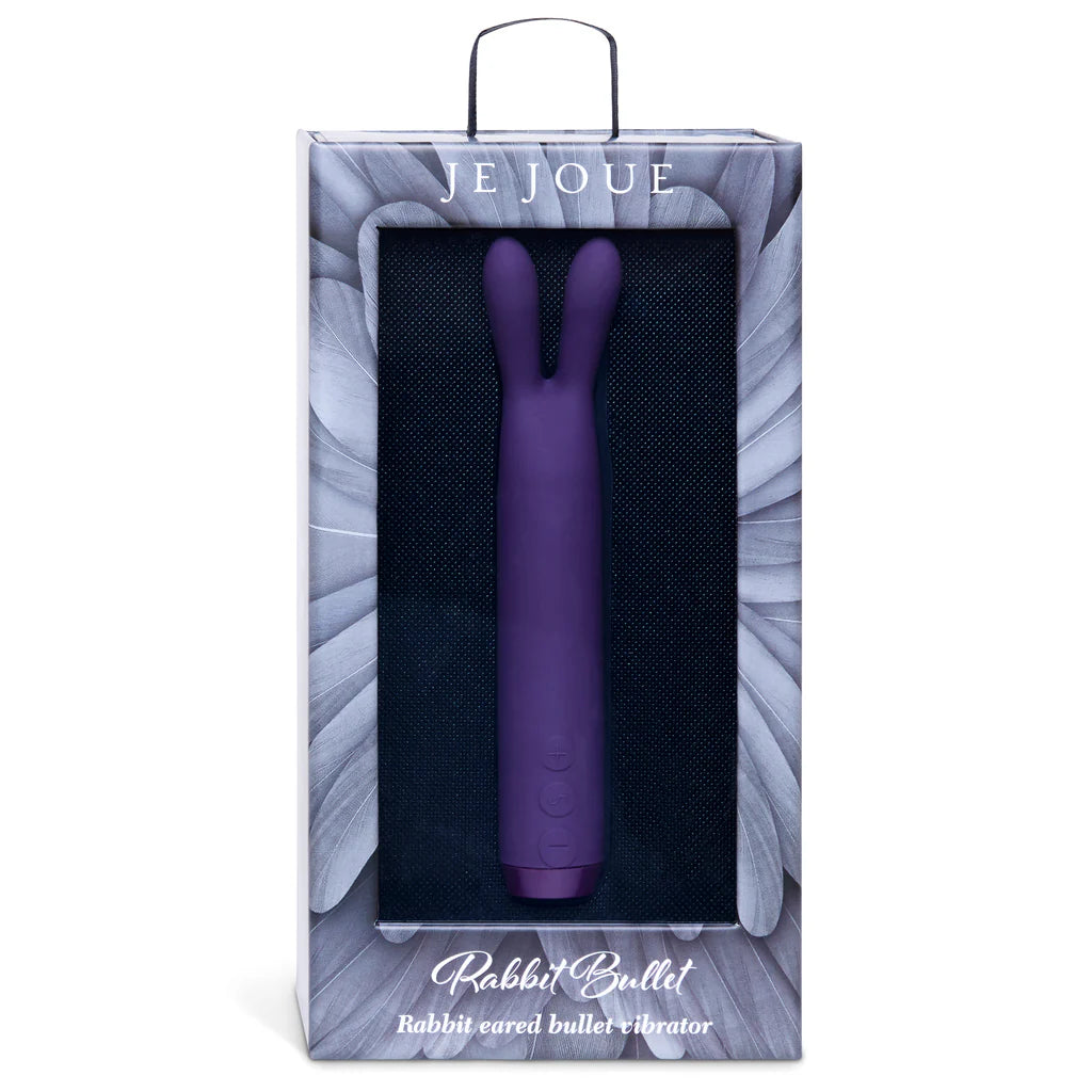 Je Joue Rabbit Bullet Vibrator Purple French Postcard | BraTopia Je Joue Rabbit Bullet Vibrator Purple French Postcard | BraTopia