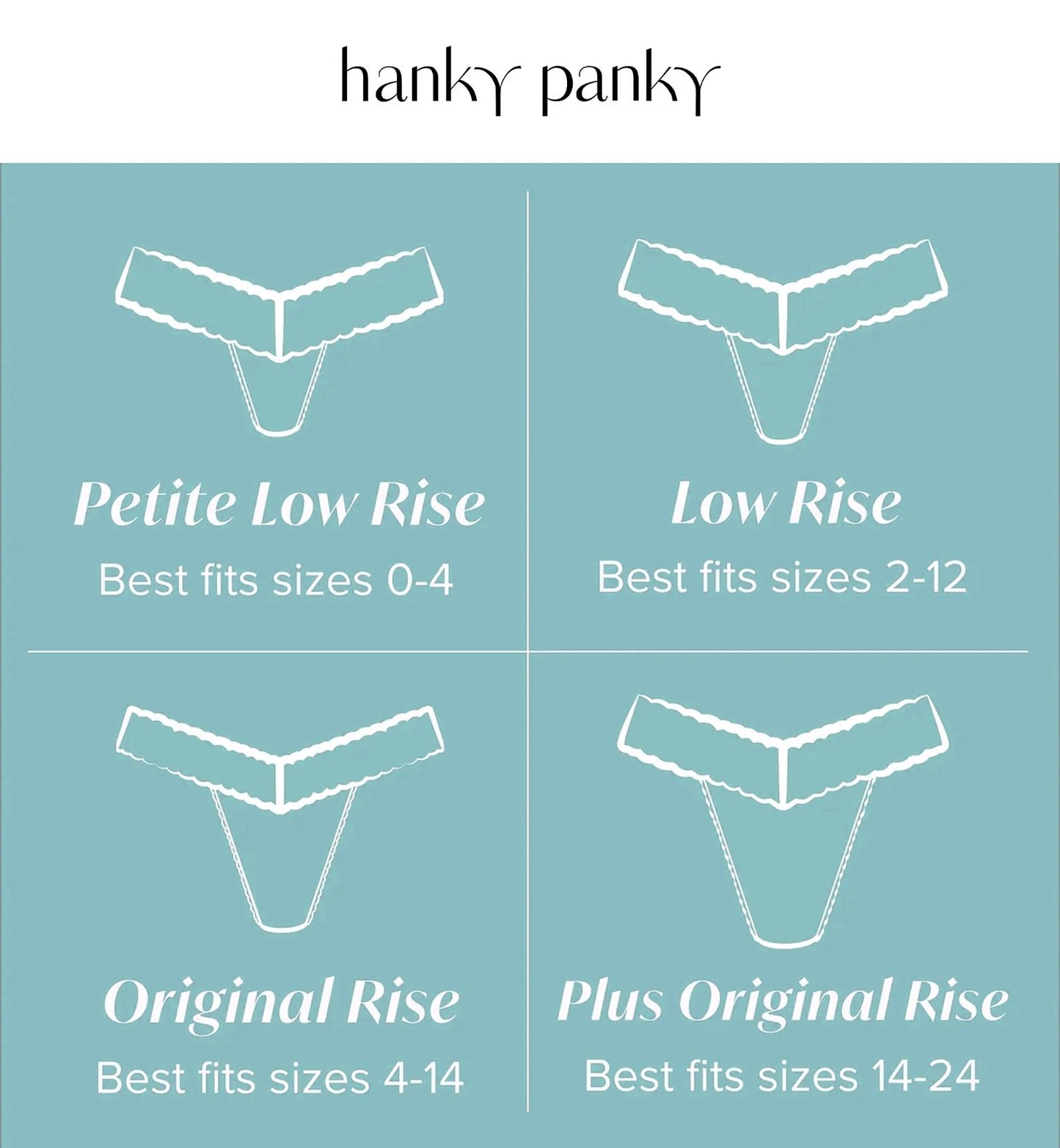 Low Rise Signature Lace Thong In Rem - Hanky Panky