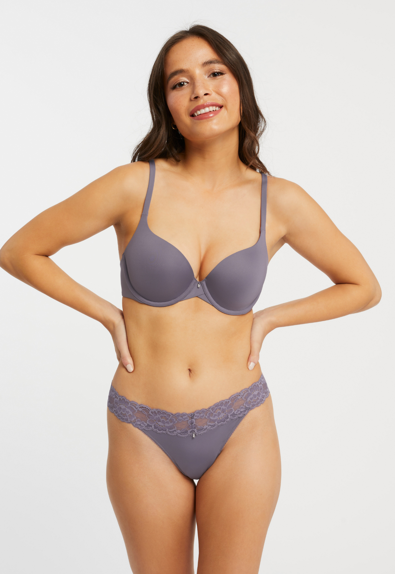 Halo Thong In Purple Cloud - Montelle - BraTopia