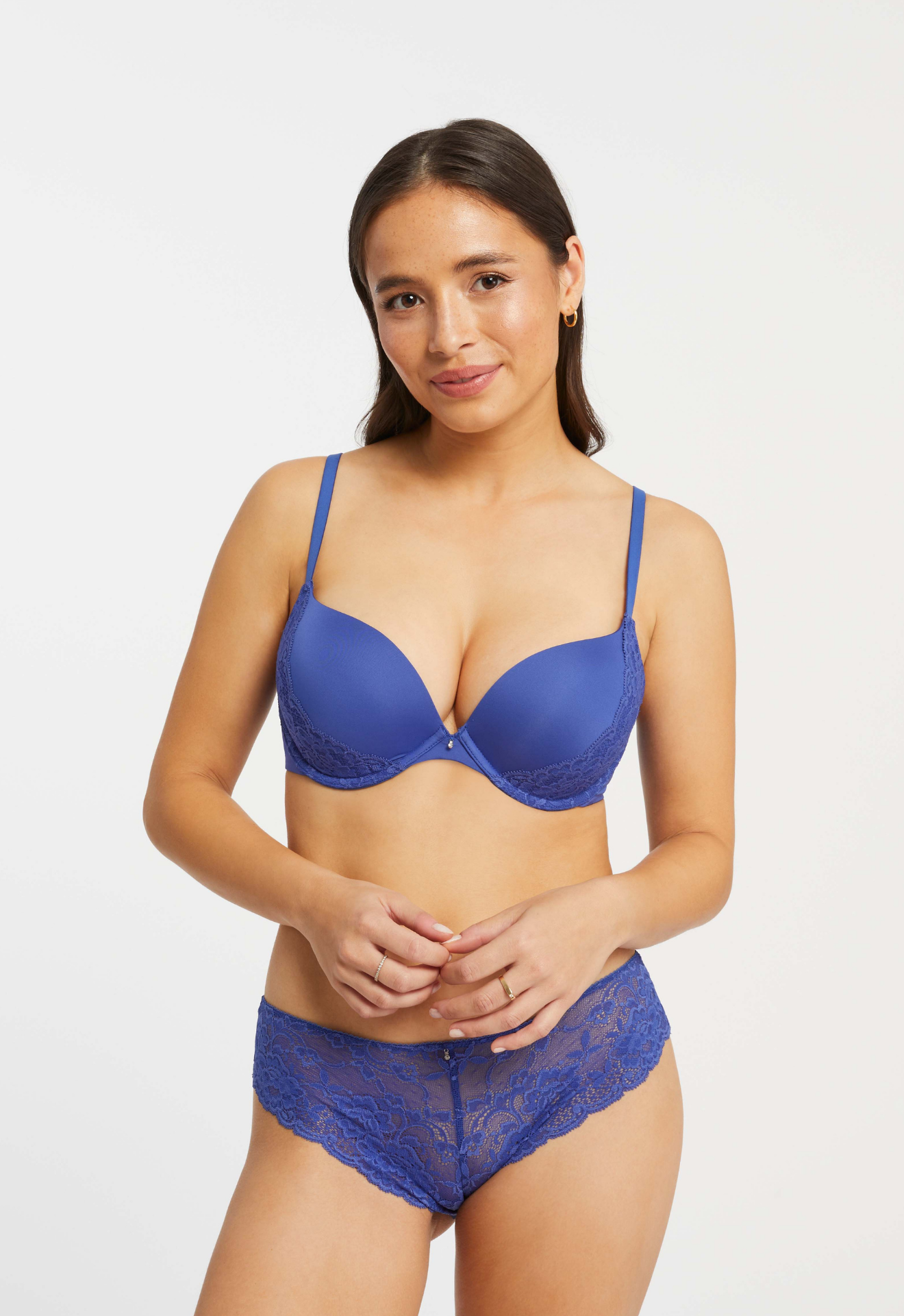Allure Light Push Up Bra In Sapphire - Montelle - BraTopia