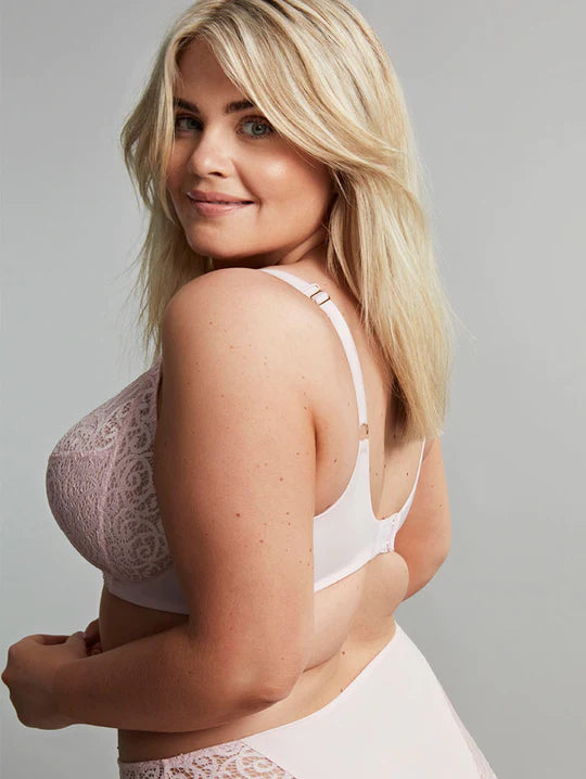 Estel Plunge Bra In Blush Pink - Sculptresse - BraTopia