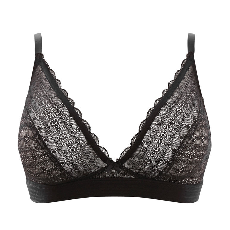 Lyzy Triangle Bra In Black - Panache - BraTopia