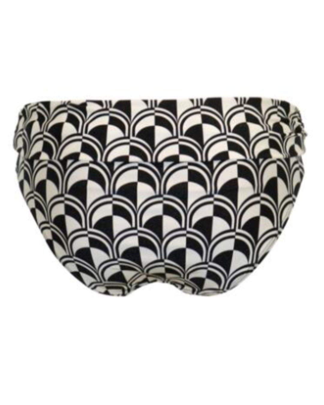 Casablanca Fold Over Brief In Mono - Pour Moi - BraTopia