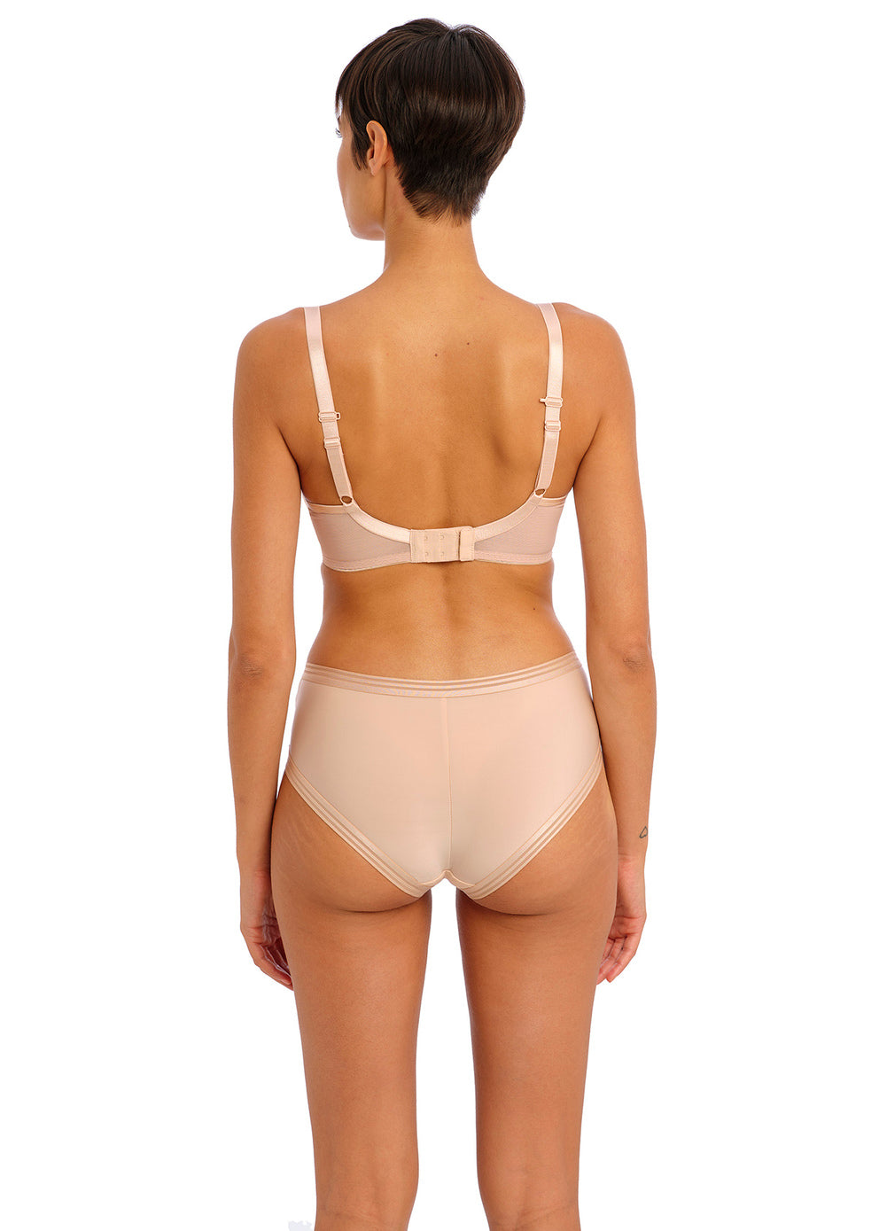 Tailored UW Moulded Plunge Bra In Natural Beige - Freya - BraTopia
