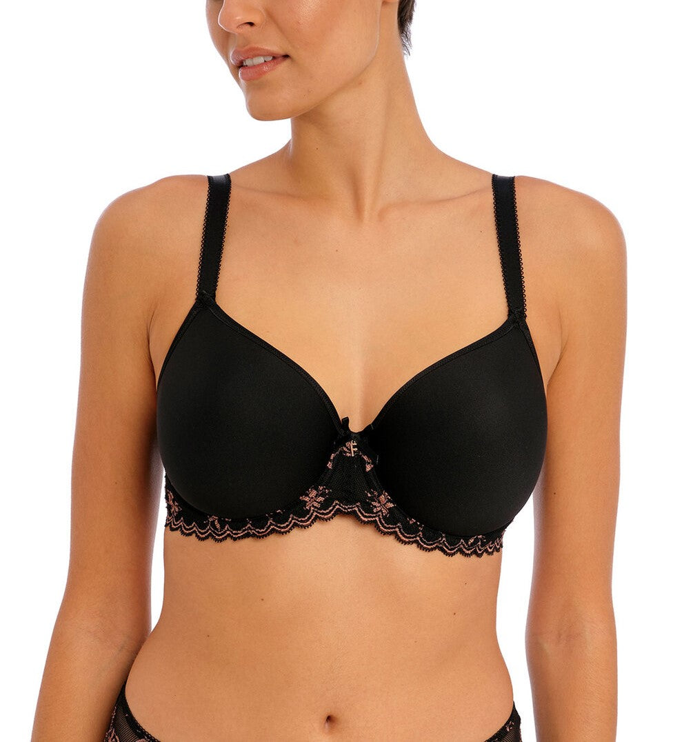 Offbeat Decadence Moulded Spacer Bra In Black - Freya – BraTopia