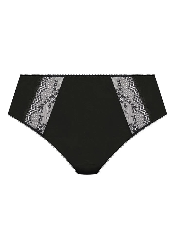 Lucie High Leg Brief In Jet - Elomi