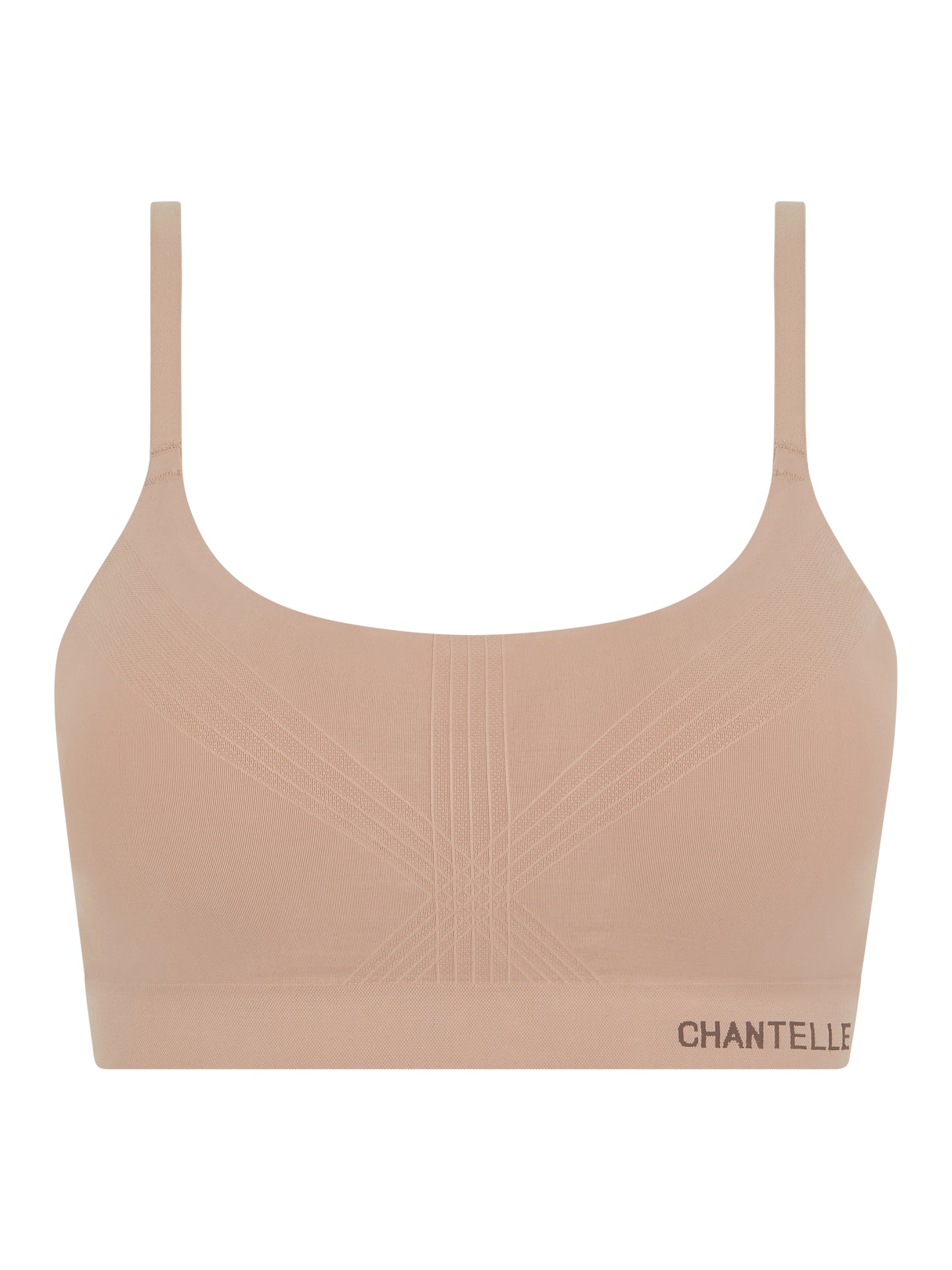 Smooth Comfort Wirefree Support T-Shirt Bra In Clay Nude - Chantelle - BraTopia