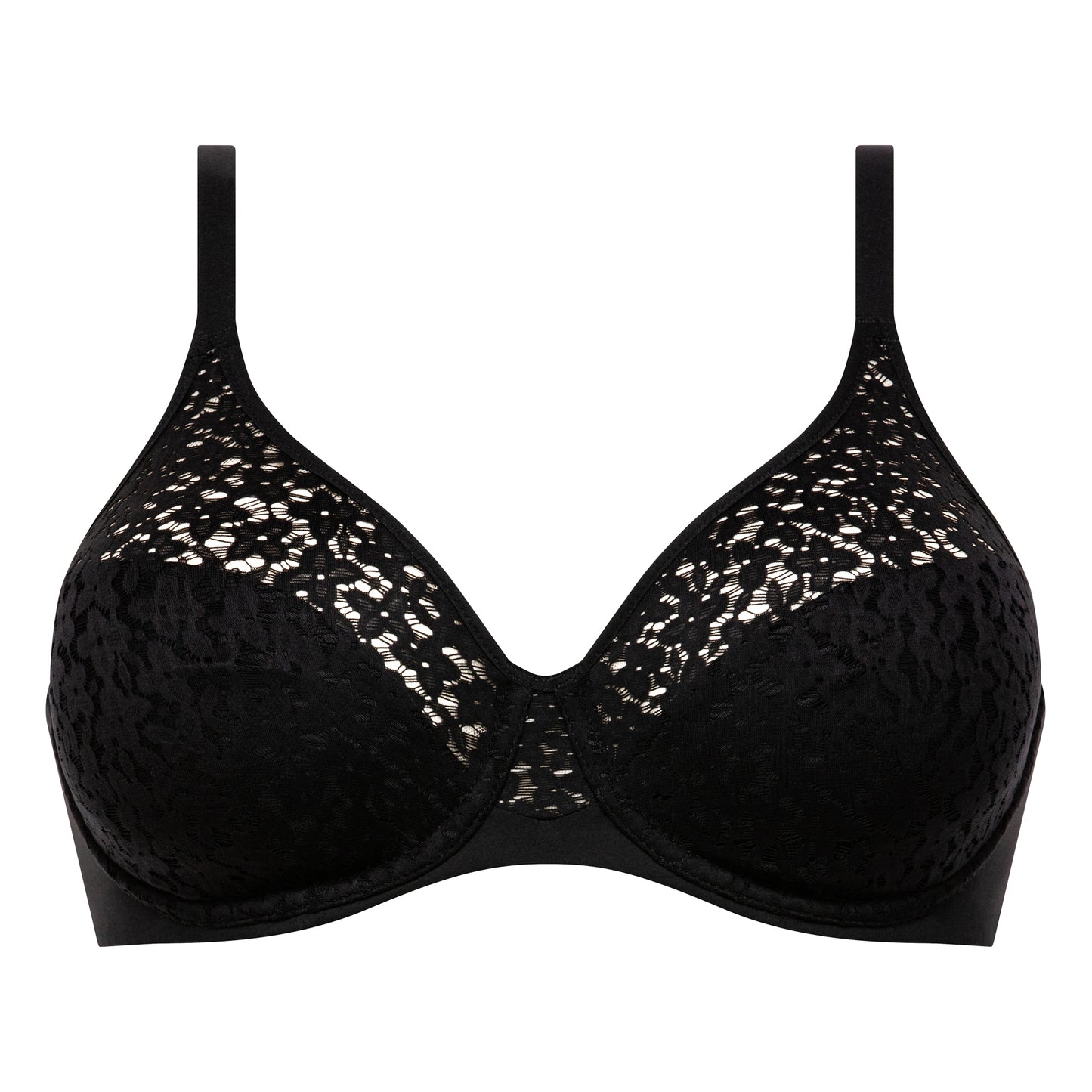 Norah Comfort Flex Fit Full Cup Bra In Black - Chantelle - BraTopia