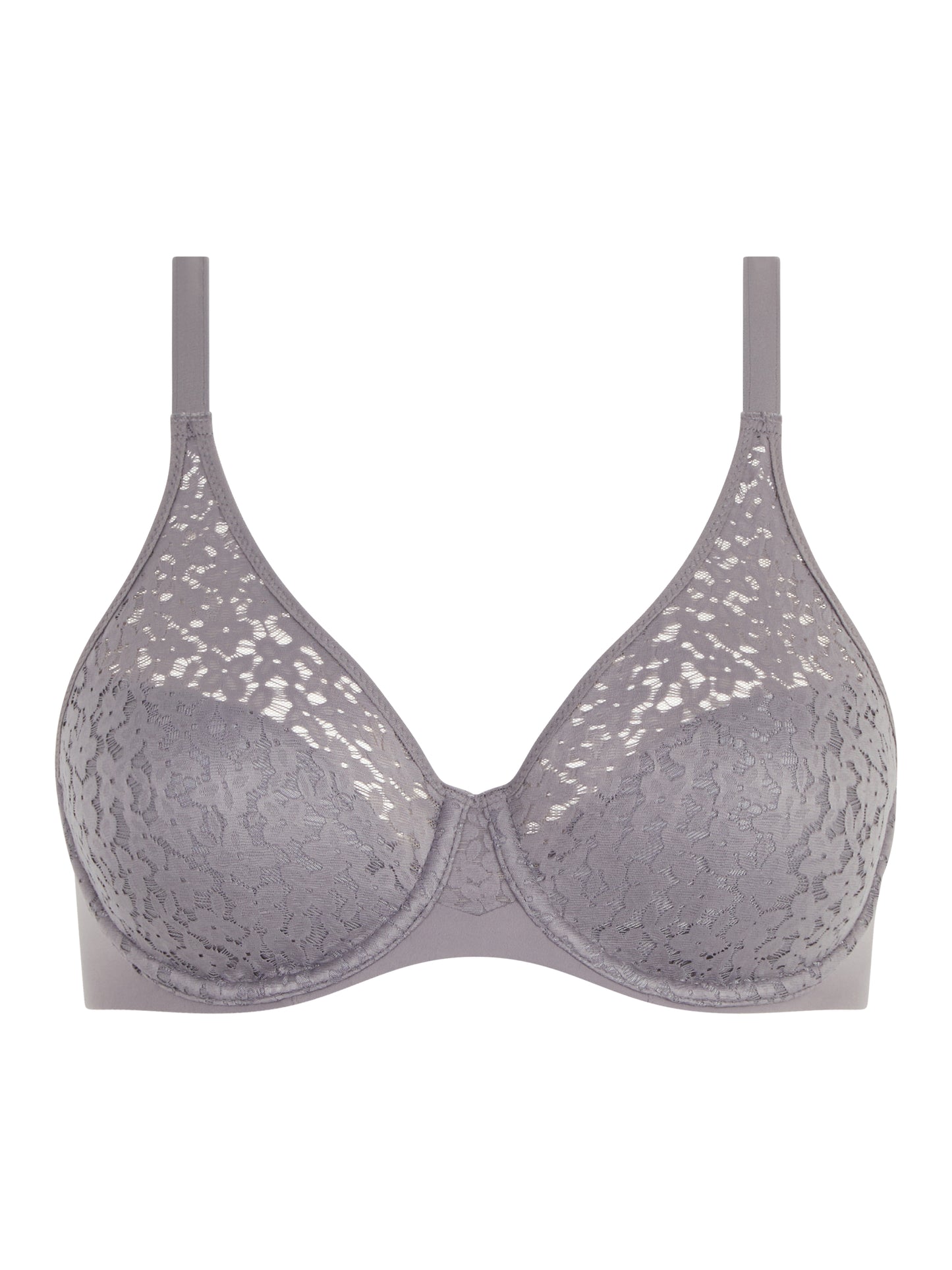 Norah Comfort Flex Fit Full Cup Bra In Purple Grey - Chantelle - BraTopia